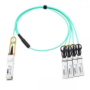 Cisco 40GBase-AOC QSFP to 4 SFP+ Active Optical breakout Cable, 3-meter