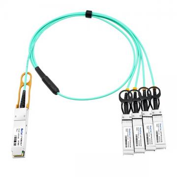 Cisco 40GBase-AOC QSFP to 4 SFP+ Active Optical breakout Cable, 5-meter