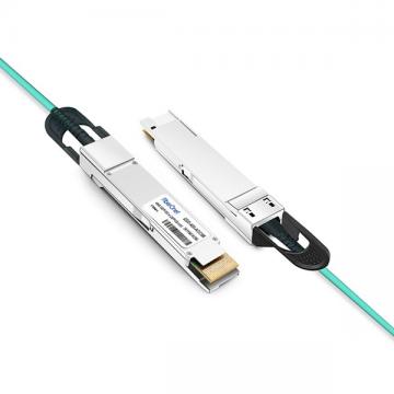 Cisco QDD-400-AOC5M 400G QSFP-DD Transceiver, Active Optical Cable, 5 meters