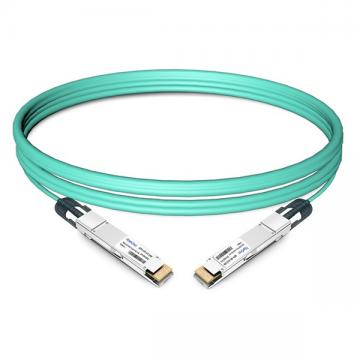 Cisco QDD-400-AOC30M 400G QSFP-DD Transceiver, Active Optical Cable, 30 meters