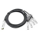 Cisco 40GBASE-CR4 QSFP to 4 10GBASE-CU SFP+ direct-attach breakout cable, 5-meter, passive