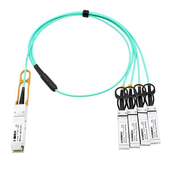 Cisco 40GBase-AOC QSFP to 4 SFP+ Active Optical breakout Cable, 3-meter #1 image