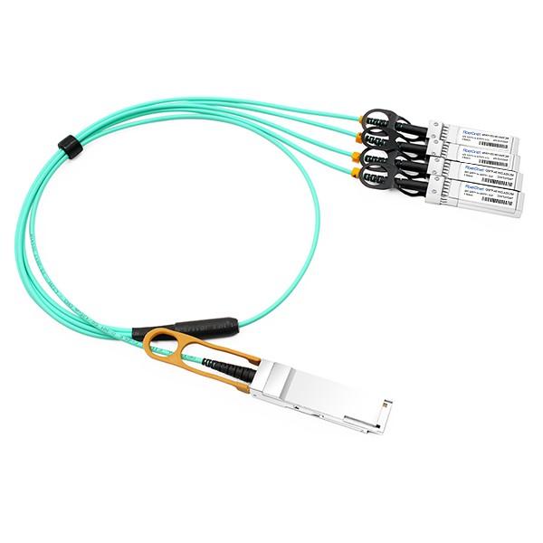 Cisco 40GBase-AOC QSFP to 4 SFP+ Active Optical breakout Cable, 3-meter #2 image