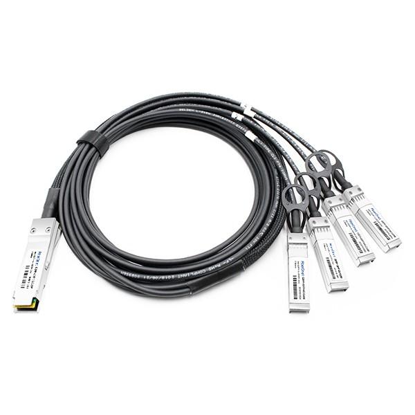 Cisco 40GBASE-CR4 QSFP to 4 10GBASE-CU SFP+ direct-attach breakout cable, 5-meter, passive #1 image