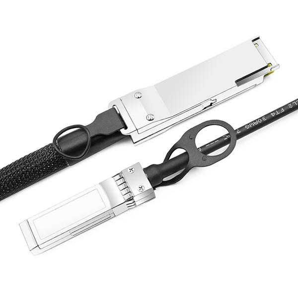 Cisco 40GBASE-CR4 QSFP to 4 10GBASE-CU SFP+ direct-attach breakout cable, 1-meter, passive #4 image