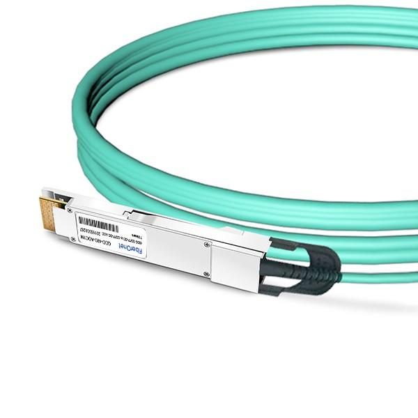 Cisco QDD-400-AOC7M 400G QSFP-DD Transceiver, Active Optical Cable, 7 meters #6 image