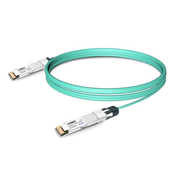 Cisco QDD-400-AOC1M 400G QSFP-DD Transceiver, Active Optical Cable, 1 meter #2 image