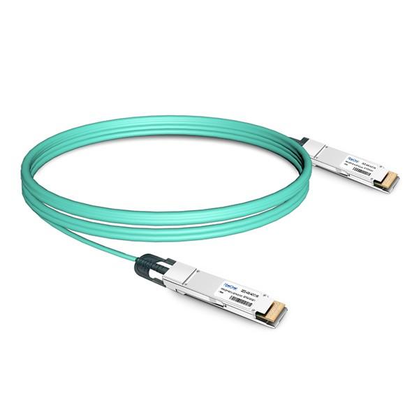 Cisco QDD-400-AOC1M 400G QSFP-DD Transceiver, Active Optical Cable, 1 meter #3 image